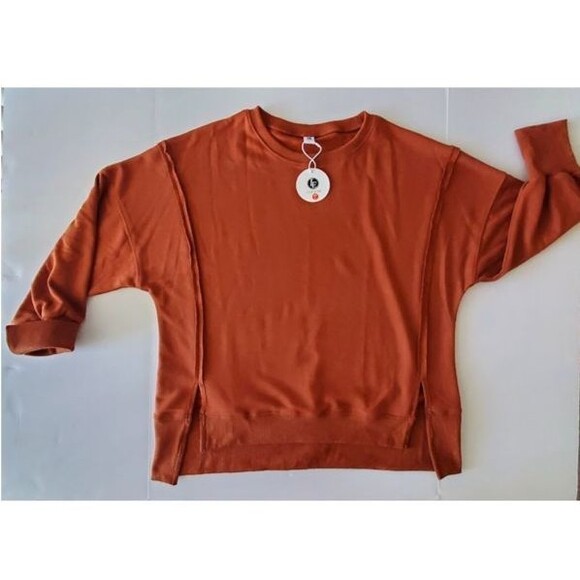 NWT Oversized Boxy Tunic Sweatshirt Drop Shoulder Loungewear Size L Athleisure - Picture 6 of 12